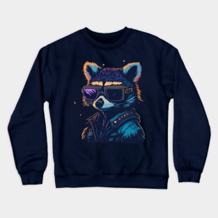 Racoon Crewneck Sweatshirt